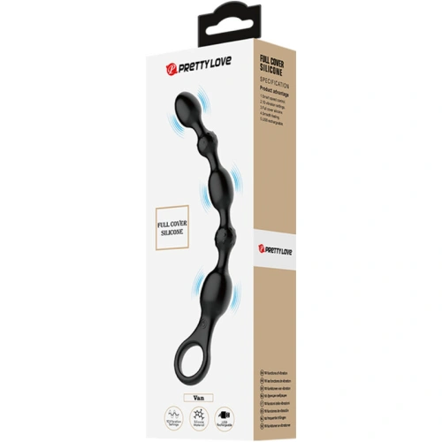 Dilyana- Rechargeable Vibrating Anal Silicone Van Rosary [8]