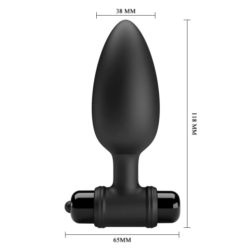 Silicone vibrating anal dilator Vibra Butt Plug II [6]