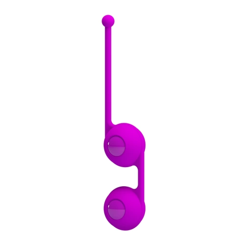 Kegel Tighten Up III silicone vaginal balls pink
