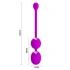 Vibrating vaginal honey balls. silicon with USB charging Werner [3]