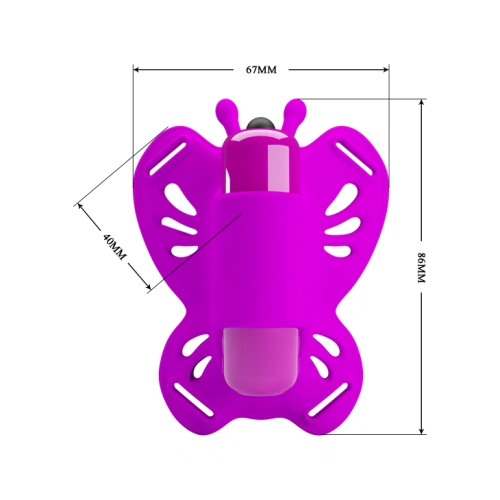 Pretty Love Sloane Butterfly Vibrating Clitoris Stimulator [4]