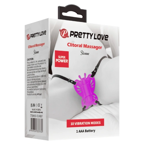 Pretty Love Sloane Butterfly Vibrating Clitoris Stimulator [6]