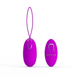 Joyce silicone rechargeable vibro egg purple