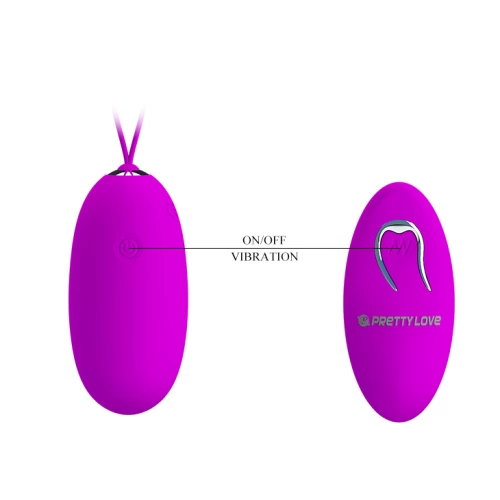 Joyce silicone rechargeable vibro egg purple [3]