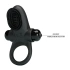 Nina - Vibrating penis ring made of silicone with a clitoral stimulator Vibrant Penis Ring II black [5]