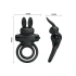 Vibrating double cock ring|silicone clitoris stimulator [4]