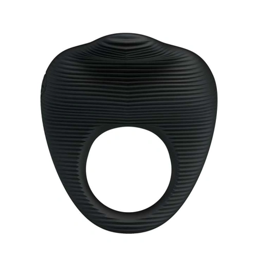 Thimble silicone vibrating Cock Ring black [1]