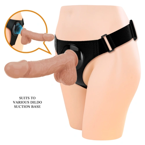 Nina - Strap-on belt with vacuum grip and realistic Jerry dildo [1]