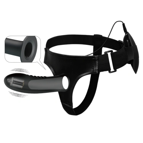 Vibrating strap-on penis belt for men made of silicone Myron [3]
