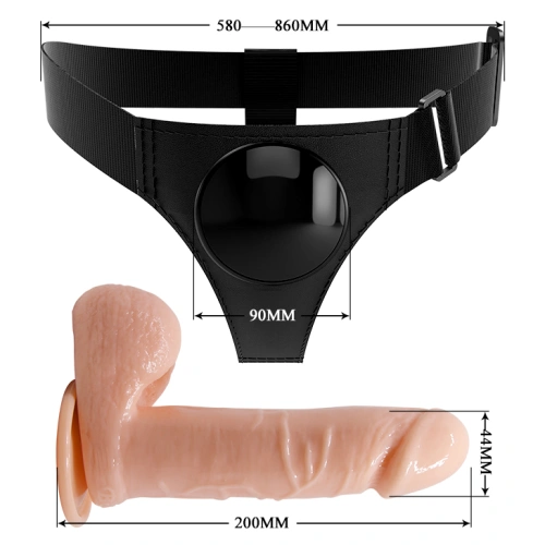 Strap-on set with vacuum grip and realistic Tom dildo [3]