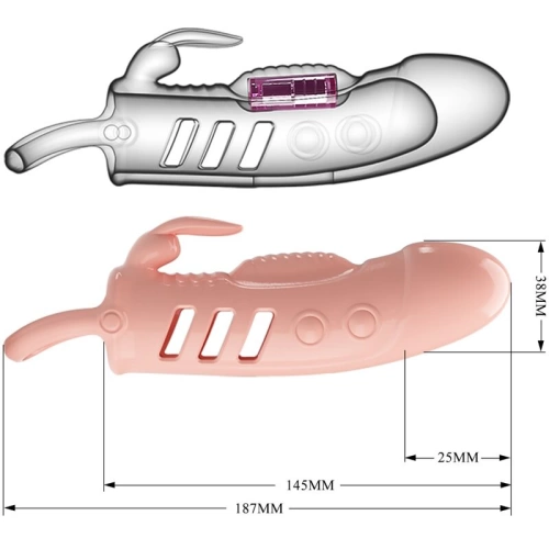 Vibrating penis extender with ears Sloane body [3]
