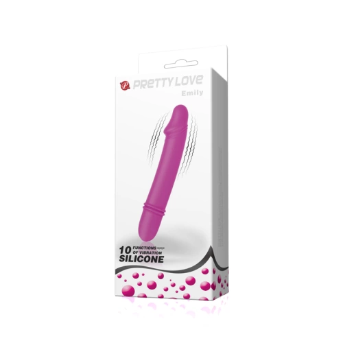 Emily Pink Silicone Realistic Small Vibrator [6]