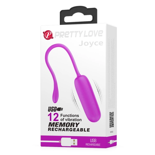 Rechargeable Vibro Egg Joyce Purple [7]