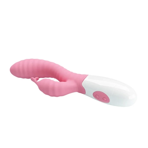 G-spot rabbit vibrator made of silicone Hyman pink [2]