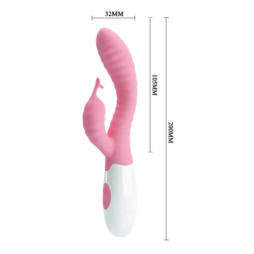 G-spot rabbit vibrator made of silicone Hyman pink [5]