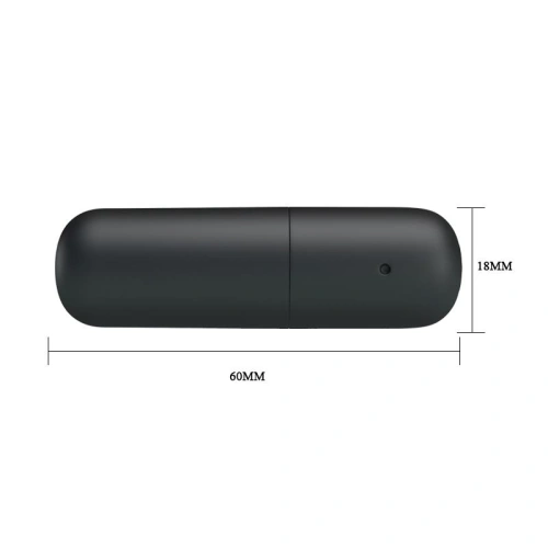 Powerful rechargeable bullet vibrator Pretty Love Power black [2]
