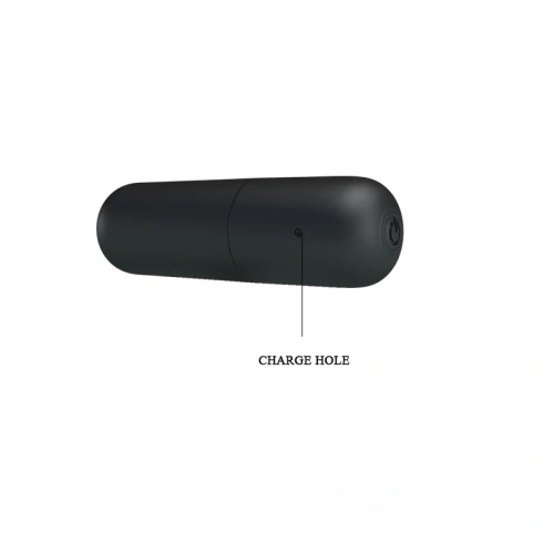 Powerful rechargeable bullet vibrator Pretty Love Power black [4]