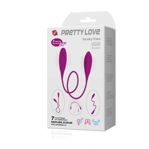 Pretty Love Snaky Vibe Vibrator Pink [6]