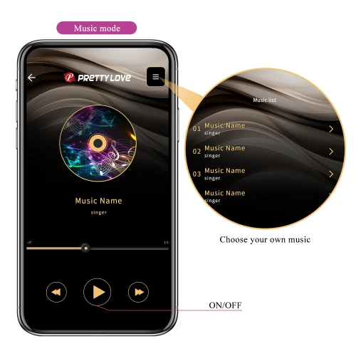 Nina - Pretty Love Baird Mobile App Controlled Rechargeable Vibrating Stimulator [13]