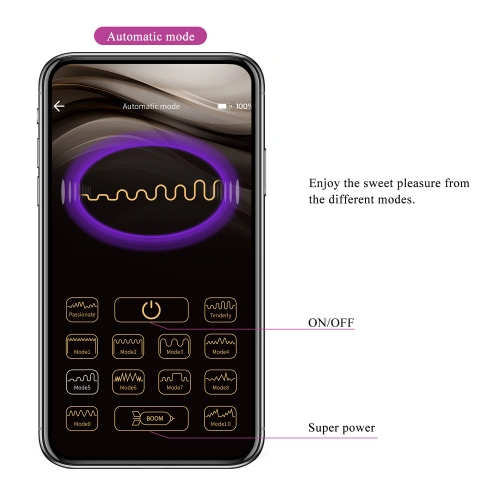 Nina - Pretty Love Baird Mobile App Controlled Rechargeable Vibrating Stimulator [15]