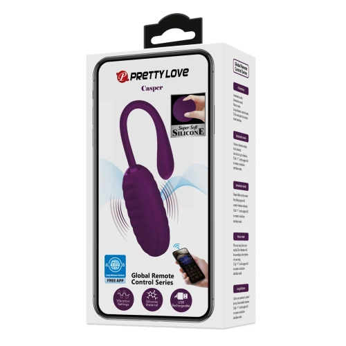 Rechargeable Soft Silicone Vibro Egg with Pretty Love Casper Mobile App [17]