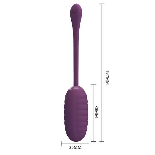 Rechargeable Soft Silicone Vibro Egg with Pretty Love Casper Mobile App [3]