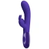 Cerberus Youth Mini Tongue Rechargeable Silicone Rabbit Vibrator Purple [1]