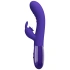 Cerberus Youth Mini Tongue Rechargeable Silicone Rabbit Vibrator Purple [2]