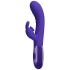 Cerberus Youth Mini Tongue Rechargeable Silicone Rabbit Vibrator Purple [3]