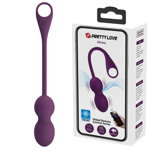 Rechargeable vaginal balls operated with Pretty Love Elvira mobile app [17]