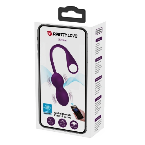 Rechargeable vaginal balls operated with Pretty Love Elvira mobile app [18]