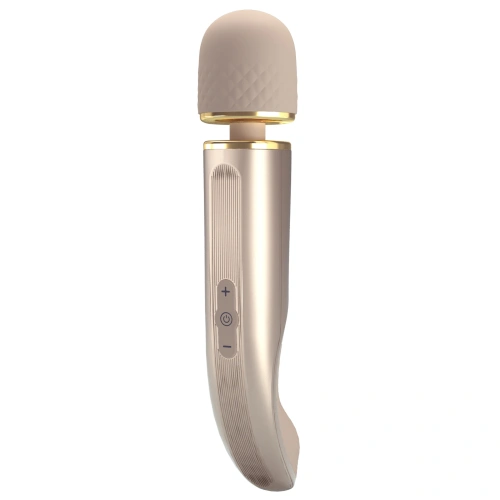 *Color - Nina - Powerful rechargeable Wand massager Interesting Massager pearl beige