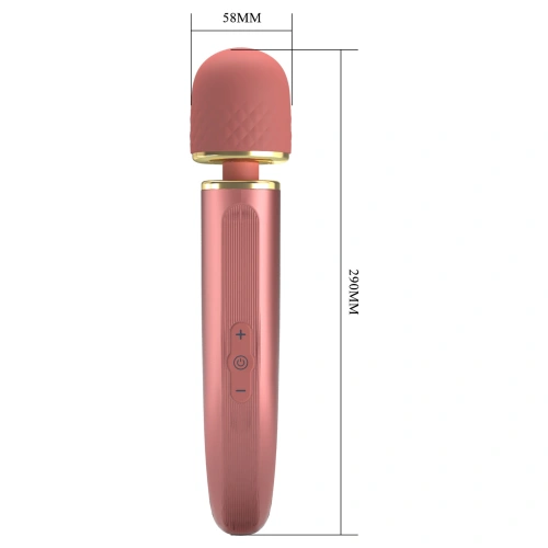 Powerful rechargeable Wand massager Interesting Massager pearl red [3]