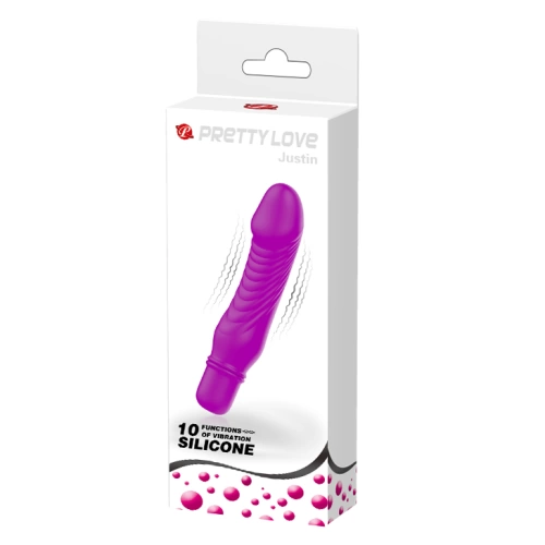 Pretty Love Stev Small Silicone Vibrator Purple [6]