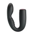 Flexible multifunctional vibrating massager made of silicone Quintion black [1]