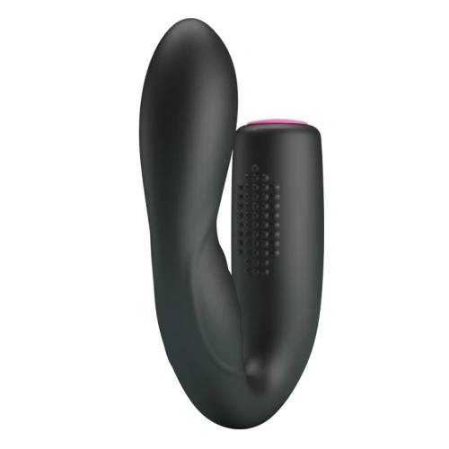 Flexible multifunctional vibrating massager made of silicone Quintion black [3]
