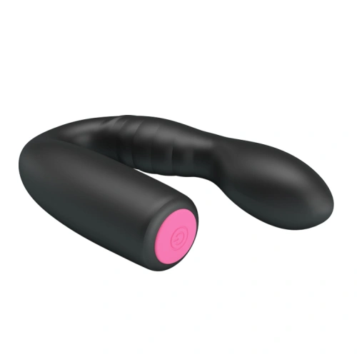 Flexible multifunctional vibrating massager made of silicone Quintion black [4]
