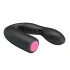 Flexible multifunctional vibrating massager made of silicone Quintion black [4]