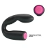 Flexible multifunctional vibrating massager made of silicone Quintion black [5]