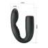 Flexible multifunctional vibrating massager made of silicone Quintion black [6]