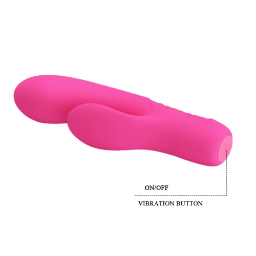 Nina - Pretty Love Tim Flexible Rechargeable Rabbit Vibrator Silicone [5]