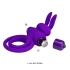 Vibrating double penis ring with clitoris stimulator made of silicone Ring III purple [6]