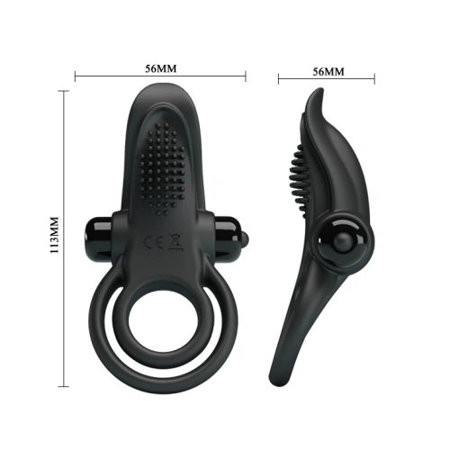 Pretty Love Vibrating Clitoris Stimulator Ring [6]