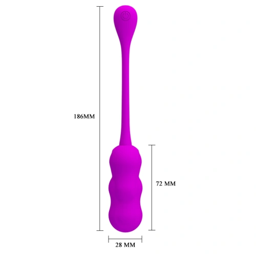Powerful rechargeable vibro egg with remote Leshy [4]