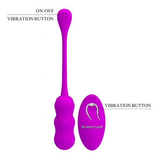 Powerful rechargeable vibro egg with remote Leshy [5]