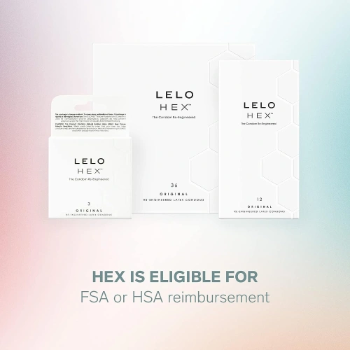 36 pcs. Luxury condoms Lelo Hex [10]