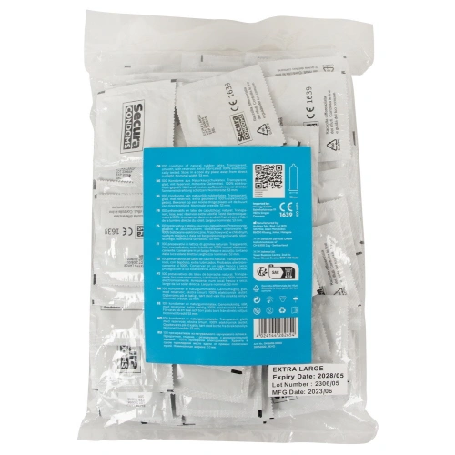 Latex condoms Secura Extra Wet 100 pcs. [3]