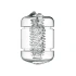 Nina - Compact double-sided masturbator Private Crystal Clear Pussy & Mouth transparent