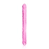 Large double flexible jelly dildo Pure Jelly pink 44 cm.