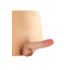 Elastic silicone boxers with a hollow realistic dildo - penis enlarger Real Manly Hollow [1]